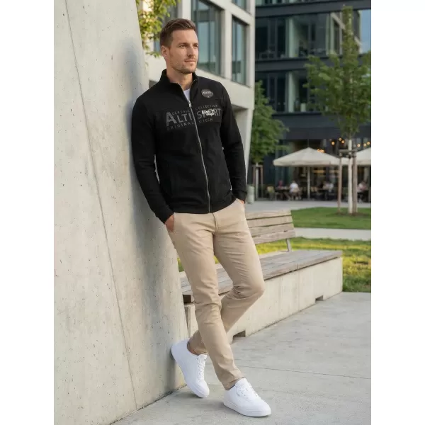  Pánska mikina ALTISPORT BLAKE ČIERNA 