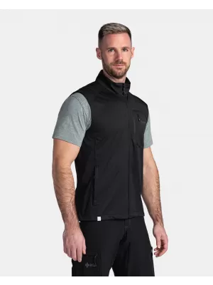 Pánska softshellová vesta KILPI RIELLO-M TM0111KI čierna