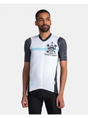 Pánsky cyklo dres KILPI RIVAL-M TM0355KI biela