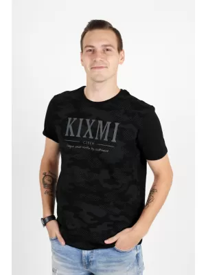 Pánske tričko KIXMI RADLY ČIERNA / BIELA