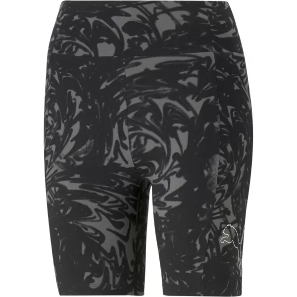  Dámske legíny PUMA POWER AOP 7 HIGH-WAIST SHORT LEGGINGS 673643-01 ČIERNA 