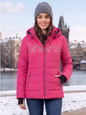 Dámska zimná bunda KIXMI RITA RUŽOVÁ