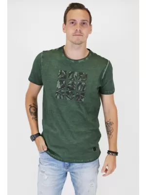 Pánske tričko ALTISPORT BARRY MILITARY