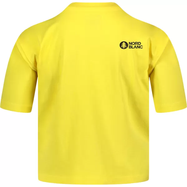  Dámsky crop top NORDBLANC CROPTOP NBSLT7819 žltá 