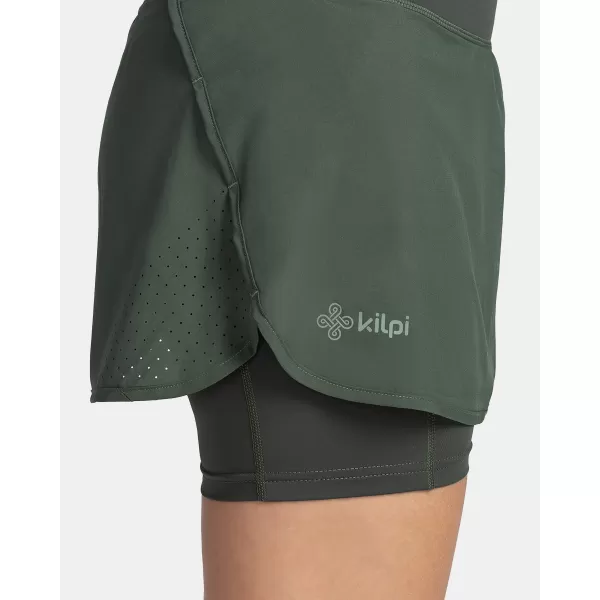  Dámska sukňa KILPI TITICACA-W TL0420KI TMAVO zelená 
