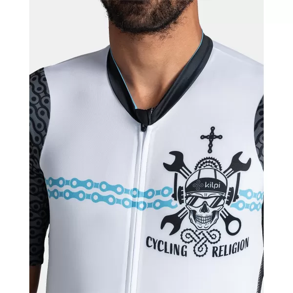  Pánsky cyklo dres KILPI RIVAL-M TM0355KI biela 