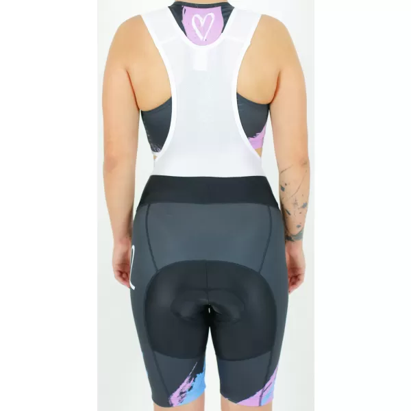  Dámske cyklošortky premium ALTISPORT SWE/ALW01S14 FIALOVÁ/MODRÁ 