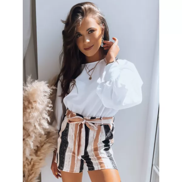  Dámske šortky DSTREET REGAL STRIPES SY0297 ČIERNA 