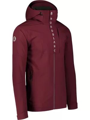 Pánska bunda NORDBLANC COMPASS NBSJM7890 VÍNOVÁ