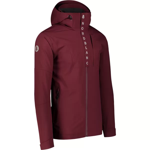  Pánska bunda NORDBLANC COMPASS NBSJM7890 VÍNOVÁ 
