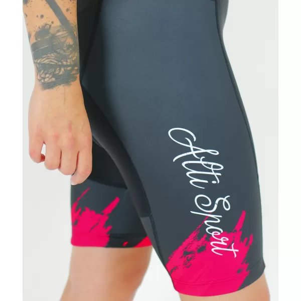 Dámske cyklošortky premium ALTISPORT SWE/ALW01S14 ČERVENÁ 