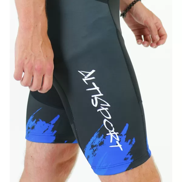  Pánske cyklošortky premium ALTISPORT SWE/ALM01S13 MODRÁ 