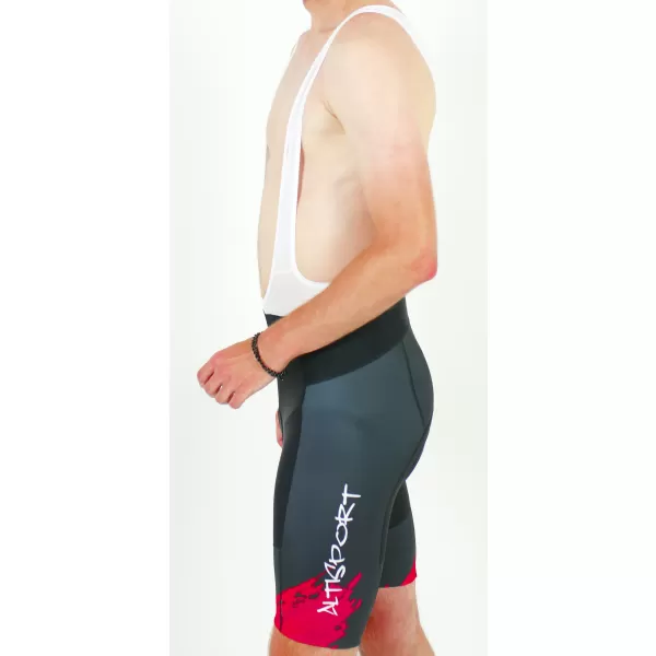  Pánske cyklošortky premium ALTISPORT SWE/ALM01S13 ČERVENÁ 