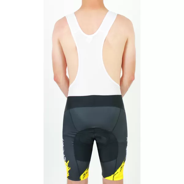  Pánske cyklošortky premium ALTISPORT SWE/ALM01S13 ŽLTÁ 