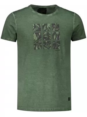 Pánske tričko ALTISPORT BARRY MILITARY