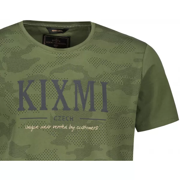  Pánske tričko KIXMI RADLY MILITARY 