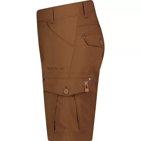  Pánske kraťasy NORDBLANC PATCHPOCKET NBSPM7904 hnedá 