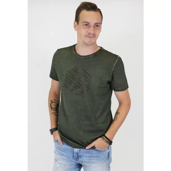  Pánske tričko ALTISPORT BARCLAY KAKI 