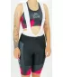 Dámske cyklošortky premium ALTISPORT SWE/ALW01S14 ČERVENÁ