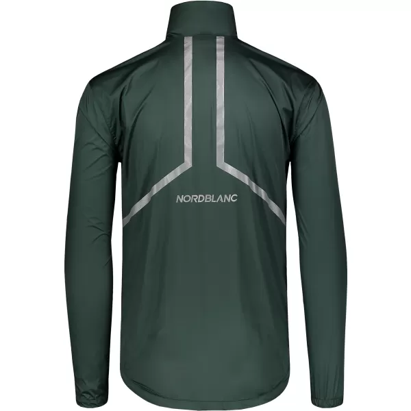  Pánska športová bunda NORDBLANC REFLECTIVE NBSJM7899 TMAVO zelená 