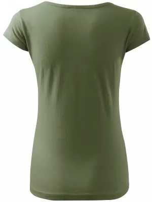 Dámske tričko MALFINI PURE 122 KHAKI