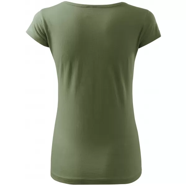  Dámske tričko MALFINI PURE 122 KHAKI 