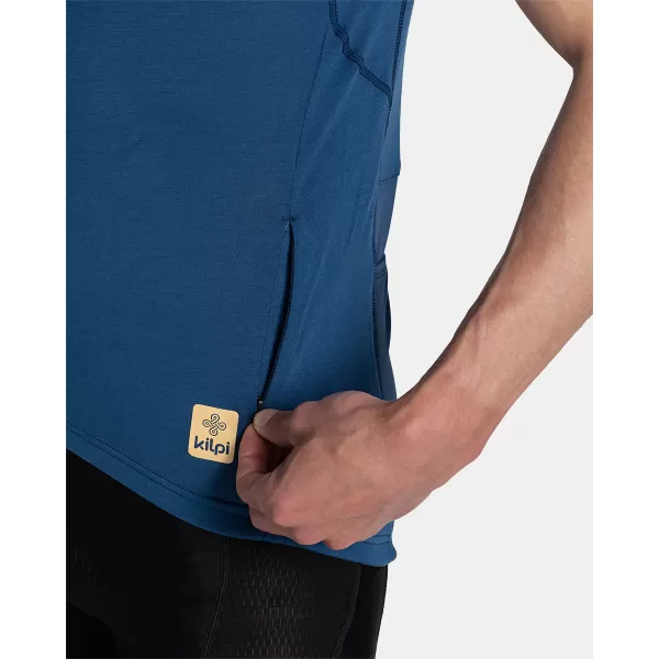  Pánsky cyklo dres KILPI PETRANA-M TM0354KI TMAVO modrá 