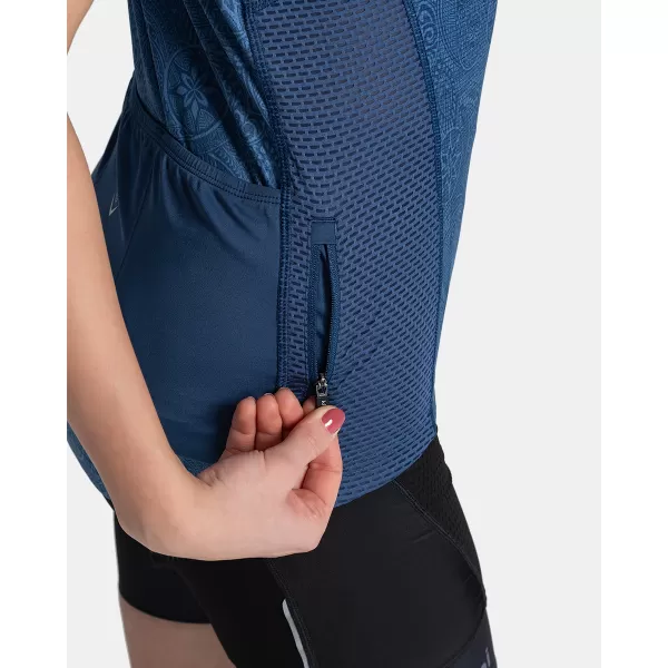  Dámsky cyklo dres KILPI MOATE-W TL0354KI TMAVO modrá 