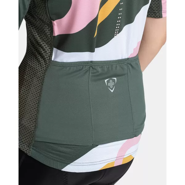  Dámsky cyklo dres KILPI RITAEL-W TL0352KI TMAVO zelená 
