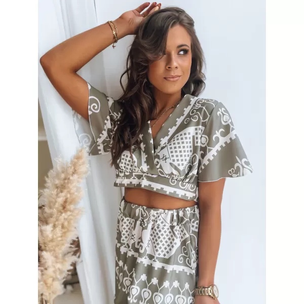  Dámsky top DSTREET AZTEC MARK RY2225 ZELENÁ 