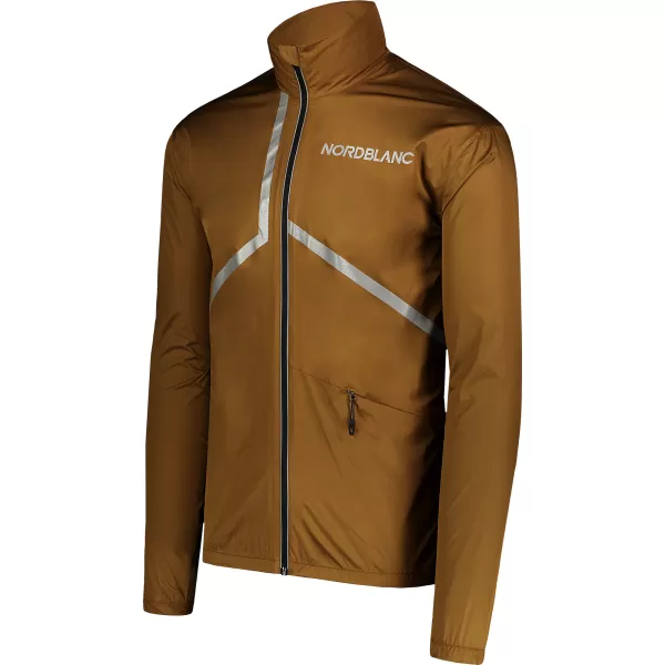  Pánska športová bunda NORDBLANC REFLECTIVE NBSJM7899 hnedá 