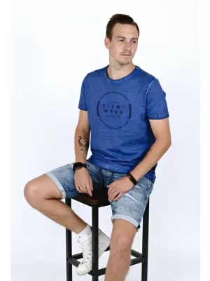 Pánske tričko KIXMI RAY MODRÁ