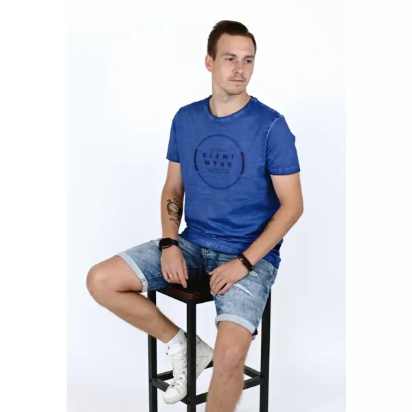  Pánske tričko KIXMI RAY MODRÁ 