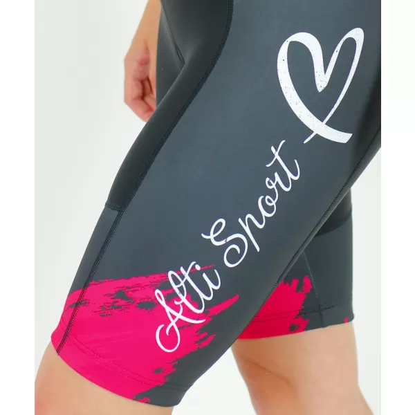  Dámske cyklošortky premium ALTISPORT SWE/ALW01S14 ČERVENÁ 