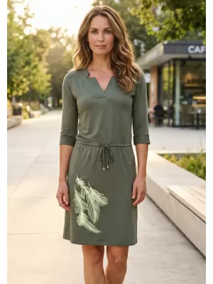 Dámske šaty ALTISPORT ALW112/ANIKA KHAKI