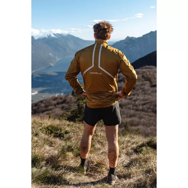  Pánska športová bunda NORDBLANC REFLECTIVE NBSJM7899 hnedá 