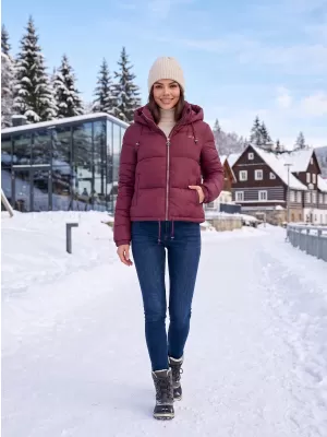 Dámska bunda KIXMI REINA BORDOVÁ