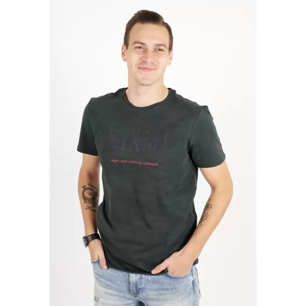  Pánske tričko KIXMI RADLY TMAVO ŠEDÁ 