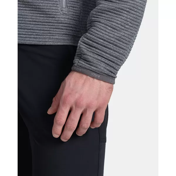  Pánska fleece mikina KILPI TANALI-M TM0202KI TMAVO šedá 