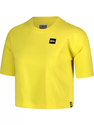Dámsky crop top NORDBLANC CROPTOP NBSLT7819 žltá