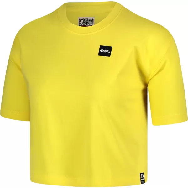  Dámsky crop top NORDBLANC CROPTOP NBSLT7819 žltá 
