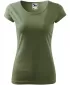Dámske tričko MALFINI PURE 122 KHAKI