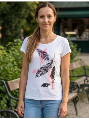 Dámske tričko ALTISPORT ALW178122 BIELA