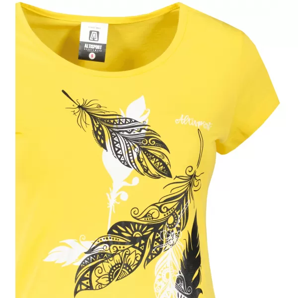 Dámske tričko ALTISPORT ALW178122 CITRÓN 