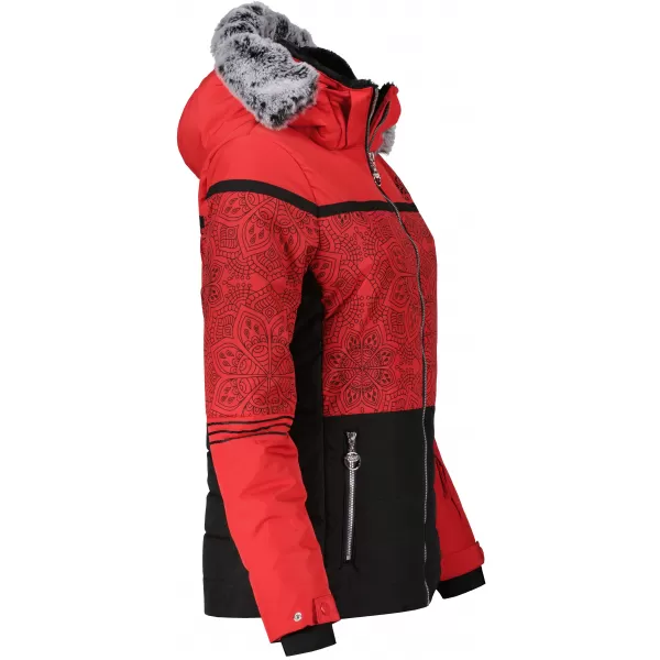  Dámska zimná bunda KIXMI ROXIE ČERVENÁ 