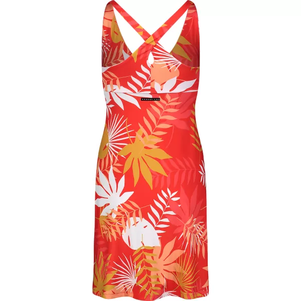  Dámske šaty NORDBLANC V-NECK NBSLD7804 ORANŽOVÝ ATRAMENT 