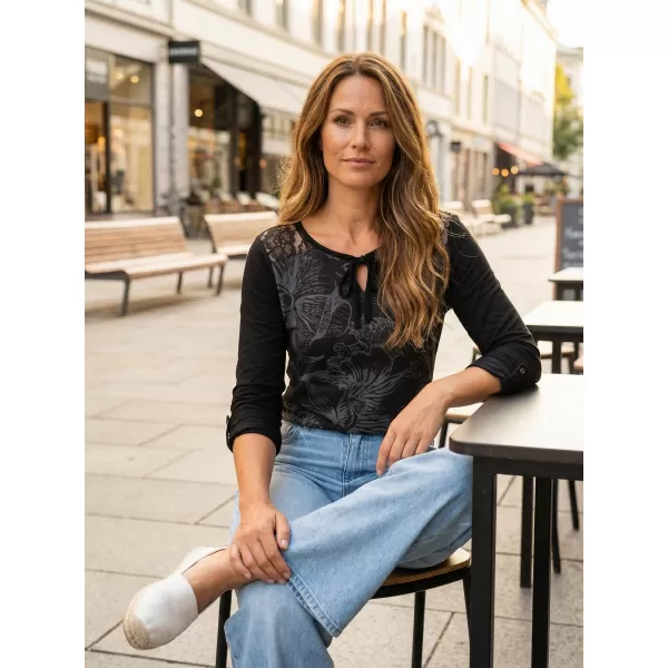  Dámske tričko ALTISPORT BELINDA ČIERNA 