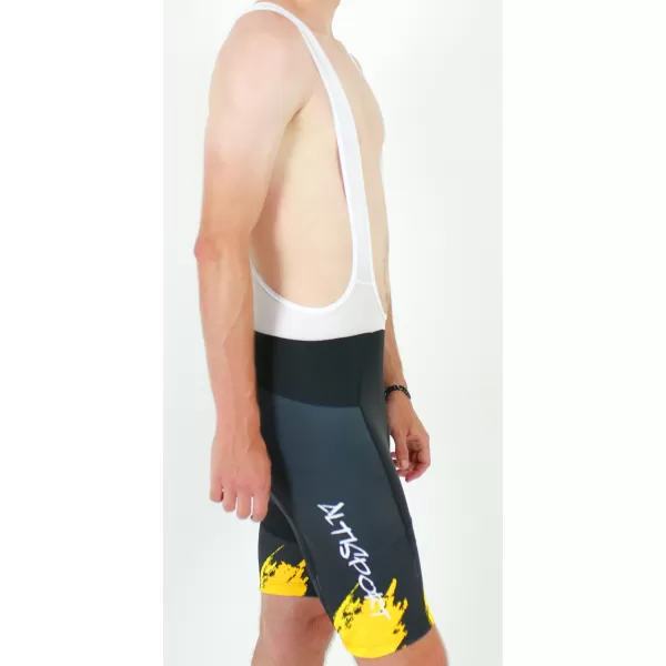  Pánske cyklošortky premium ALTISPORT SWE/ALM01S13 ŽLTÁ 