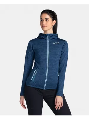 Dámska fleece mikina KILPI SEVELEN-W TL0203KI TMAVO modrá