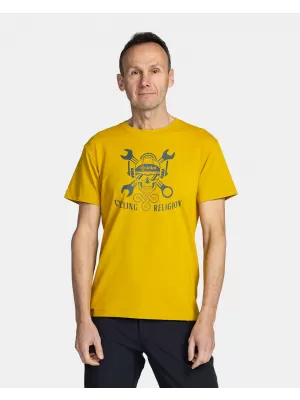 Pánske tričko KILPI SKULLY-M TM0377KI ZLATÁ